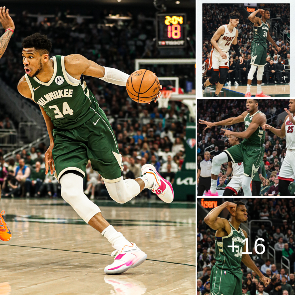 Giannis Antetokounmpo Leads The Bucks To A Comeback Victory Over The Heat