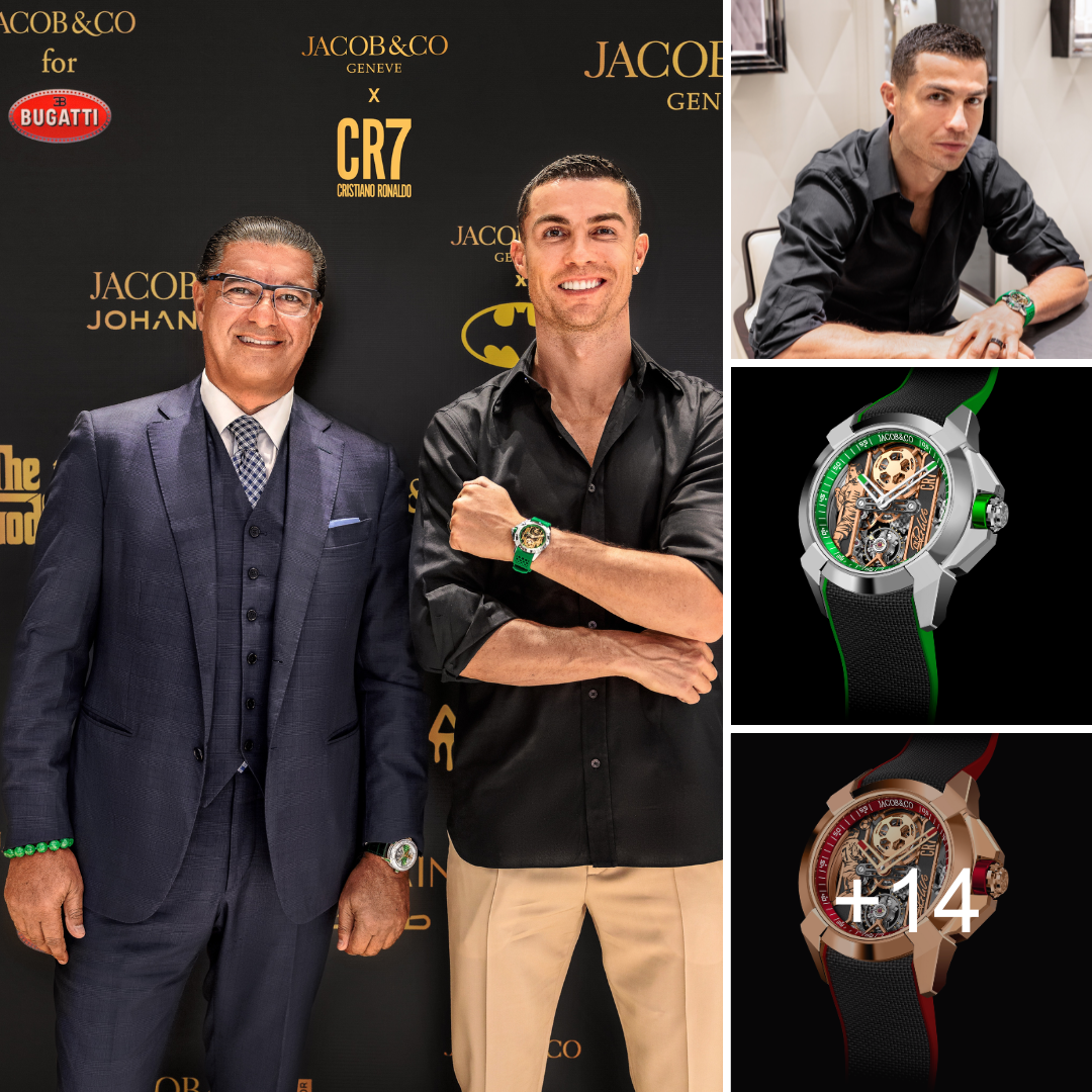 Jacob & Co. founder and CEO presents Cristiano Ronaldo with a $1.3 ...