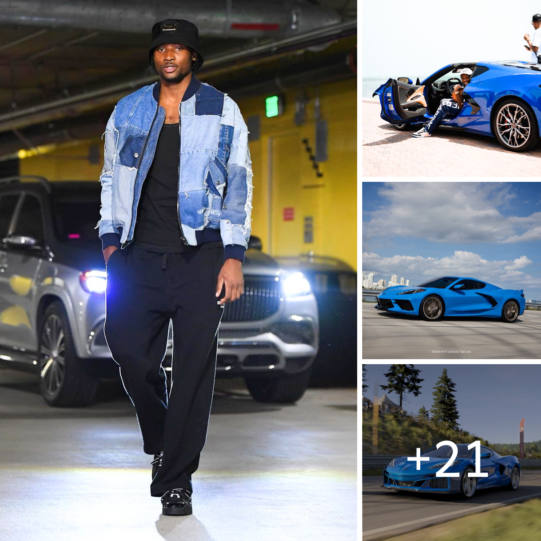 Jonathan Kuminga cruises into the spotlight with His New Blue Corvette